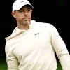 Rory McIlroy Off White Golf Pullover Hoodie