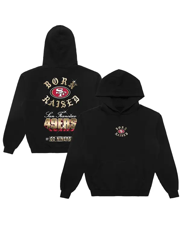 San Francisco 49ers Born x Raised Chrome Rocker Hoodie