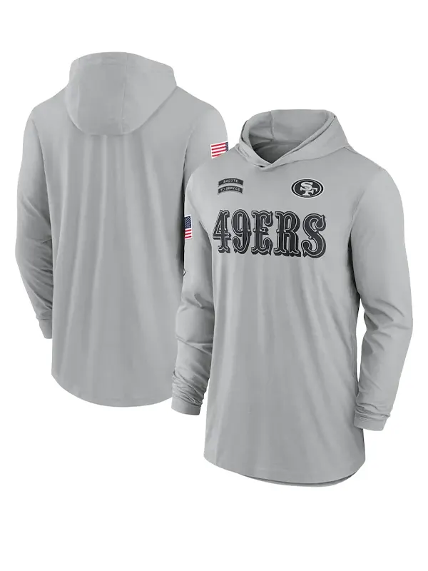 Nike 49ers salute to service hoodie hotsell