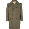 Taylor Swift Dinner Night Green Stripped Trench Coat