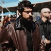 Zayn Malik Brown Leather Jacket