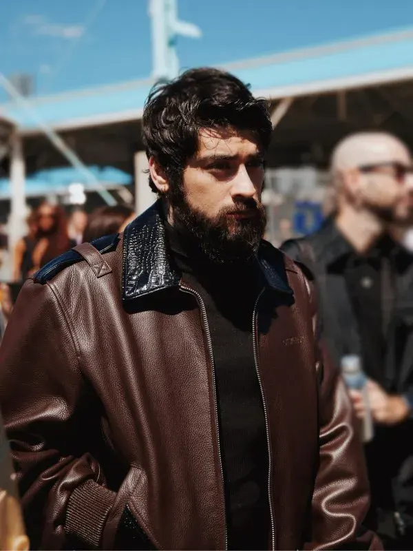 Zayn Malik Brown Leather Jacket