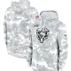 Arctic Camo Chicago Bears Salute to Service Club Hoodie