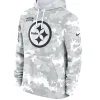 Arctic Camo Pittsburgh Steelers Salute to Service Hoodie