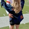 Brittany Mahomes Chiefs Custom Blue Denim Jacket