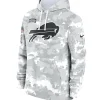 Buffalo Bills Arctic Camo Salute to Service Hoodie Grey