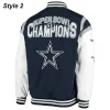 Dallas Cowboys Super Bowl Jacket Blue