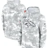 Denver Broncos Arctic Camo Salute to Service Hoodie