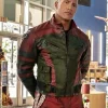 Dwayne Johnson Red One Leather Jacket