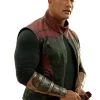 Dwayne Johnson Red One Leather Vest