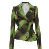 Emily in Paris S04 Lily Collins Green Checked Blazer