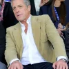 Hugh Grant Soccer Game Green Velvet Blazer