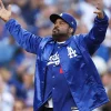 Ice Cube Dodgers Starter Coach Jacket