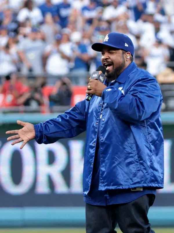 Ice Cube Los Angeles Dodgers Coach Jacket