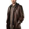 Jack O’Malley Red One Chris Evans Brown Leather Jacket Brown