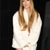 Jennifer Lopez Oversized Cream Jacket