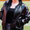 Kansas City Chiefs Sequin Leather Jacket