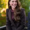 Kate Middleton Double-Breasted Long Coat