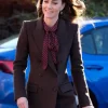 Kate Middleton Princess Of Wales Double-Breasted Long Coat