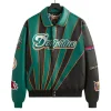 Kith x Jeff Hamilton Dolphins Leather Varsity Jacket