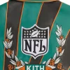 Kith x Jeff Hamilton NFL Dolphins Leather Varsity Jacket