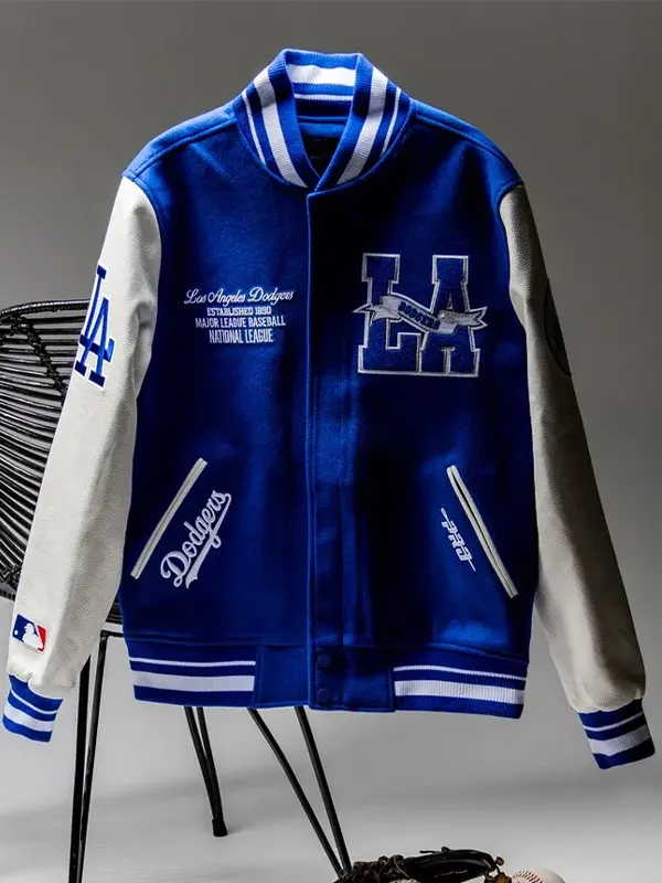 Los Angeles Dodgers Pennants Varsity Jacket