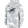 NFL Miami Dolphins Arctic Camo Salute to Service Hoodie