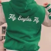 NFL Philadelphia Eagles Fly Eagles Fly Retro Zip Up Hoodie