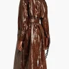 Only Murders in the Building S04 Mabel Mora Leather Trench Coat