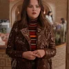 Only Murders in the Building S04 Selena Gomez Coat Brown