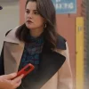 Only Murders in the Building S04 Selena Gomez Two Tone Coat