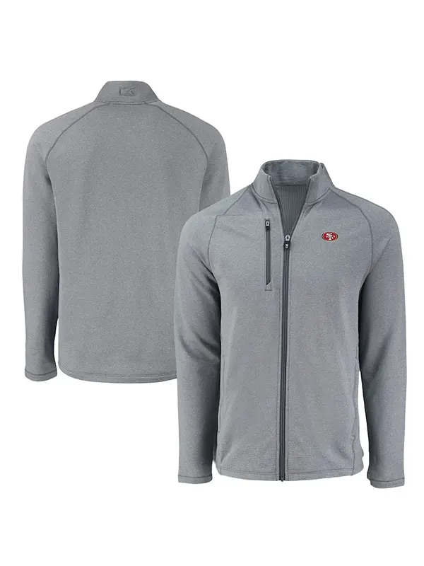 San Francisco 49ers raglan tri-blend full-zip jacket!