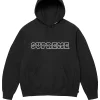 Supreme Collegiate Acronym Hoodie Black