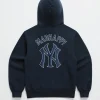 Yankees Embroidered Fleece Hoodie