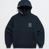 Yankees Embroidered Fleece Hoodie Black