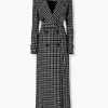 Carolina Herrera Plaid Coat