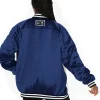 Dallas Cowboys Gameday Couture Oversized Varsity Bomber Jacket