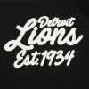 Detroit Lions Paint The City Twill Full-Zip Black Jacket