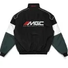 F1 Paddock Racing Jacket Black and Green