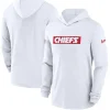 Kansas City Chiefs Sideline Performance White Hoodie