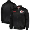 Kansas City Chiefs Team Leader Satin Bomber Jacket