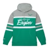 Kelly Green Philadelphia Eagles Head Coach Hoodie Grey