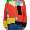 Multicolor Patchwork Cashmere Jacket