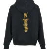 Palm Angels Black Burning Palm Hoodie