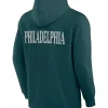 Philadelphia Eagles Elements Blaze Tri-Blend Green Hoodie T-shirt