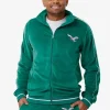 Philadelphia Eagles Green Velour Tracksuit