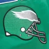 Philadelphia Eagles Kelly Green Satin Bomber Jacket