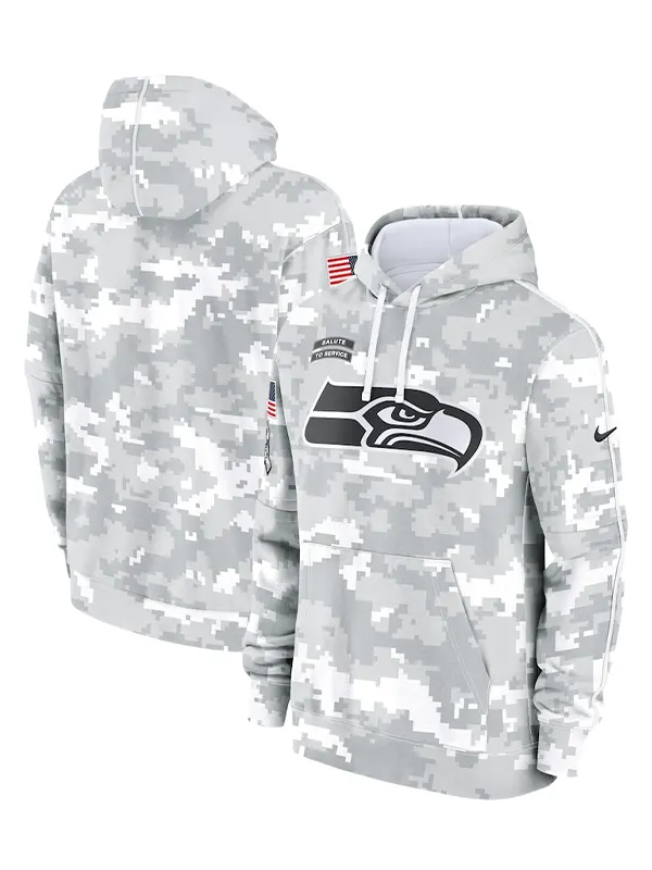 Seattle Seahawks Arctic Camo Salute to Service Hoodie