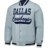 Starter Dallas Cowboys Closer Reversible Satin Full-Snap Jacket