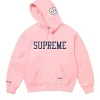 Supreme NCAA Hoodie Pink